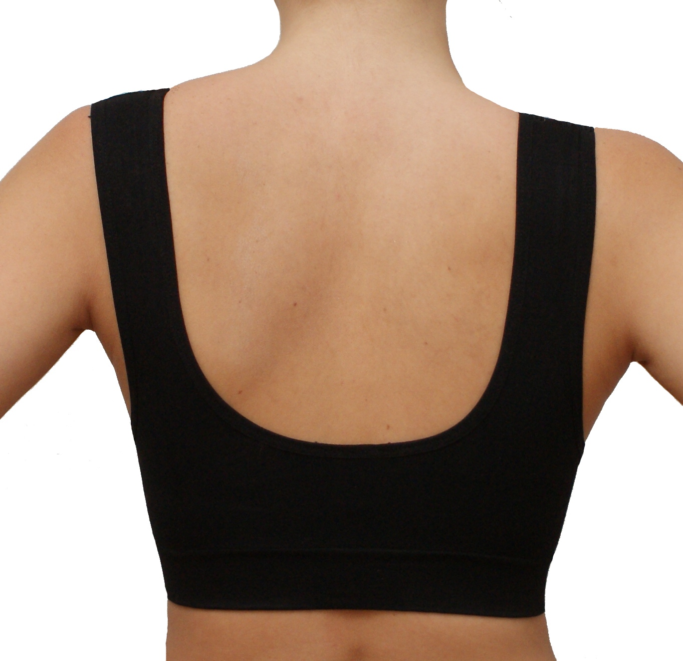 Podprsenka bezešvá sportovní, vel. L/XL černá