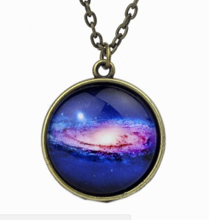 Vintage náhrdelník "Galaxy"