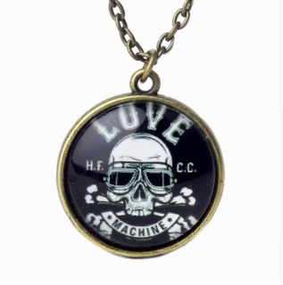 Vintage náhrdelník "Love machine"