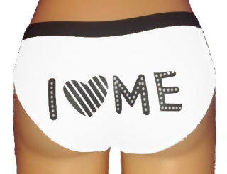 Bezešvé kalhotky LOVE vel. M/L