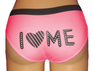 Bezešvé kalhotky LOVE vel. M/L
