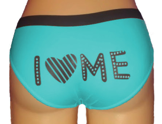 Bezešvé kalhotky LOVE vel. M/L